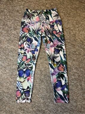 Evolution and Creation women’s leggings - butterfly print